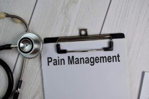 Pain Management text write on a paperwork